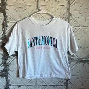 OG collective Santa Monica California west coast crop tee